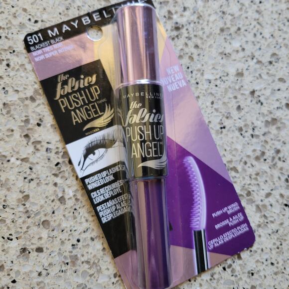 Maybelline The Falsies Push Up Angel Washable Mascara #501 Blackest Black✨️NEW - Picture 8 of 8